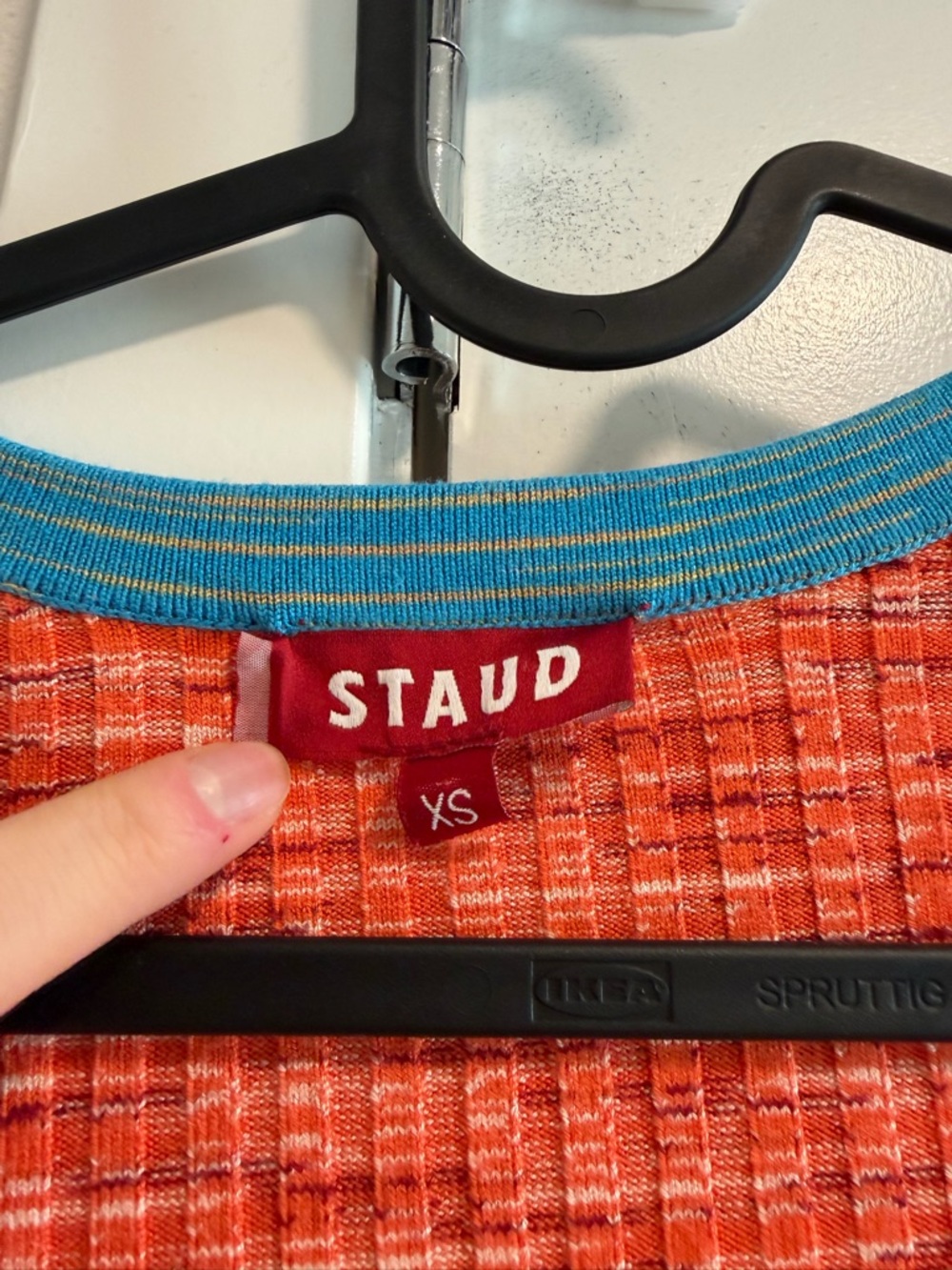 Orange Ribbed Cardigan - Picture 5 of 5